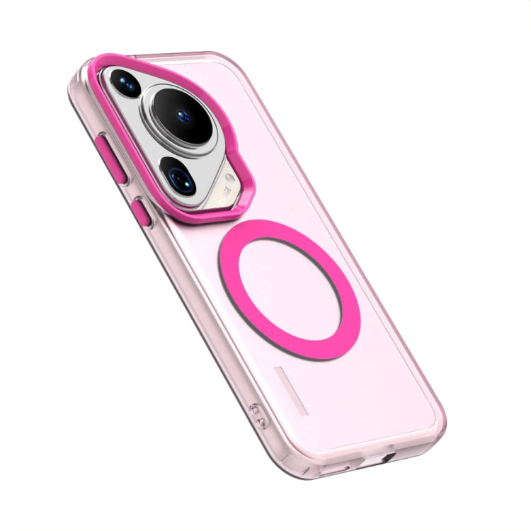 For Huawei Pura 70 Ultra Candy Magsafe PC Hybrid TPU Phone Case(Red)