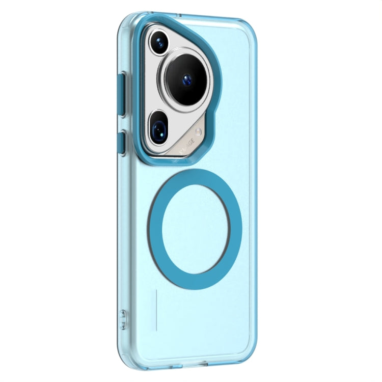 For Huawei Pura 70 Ultra Candy Magsafe PC Hybrid TPU Phone Case(Blue)
