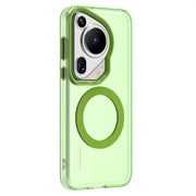 For Huawei Pura 70 Ultra Candy Magsafe PC Hybrid TPU Phone Case(Green)