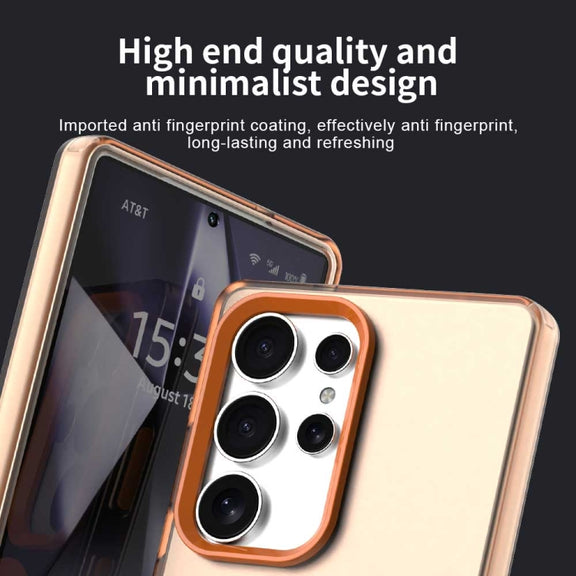 For Samsung Galaxy S25 Ultra 5G Candy Magsafe PC Hybrid TPU Phone Case(Orange)