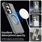 For Samsung Galaxy S25 Ultra 5G Candy Magsafe PC Hybrid TPU Phone Case(Black)