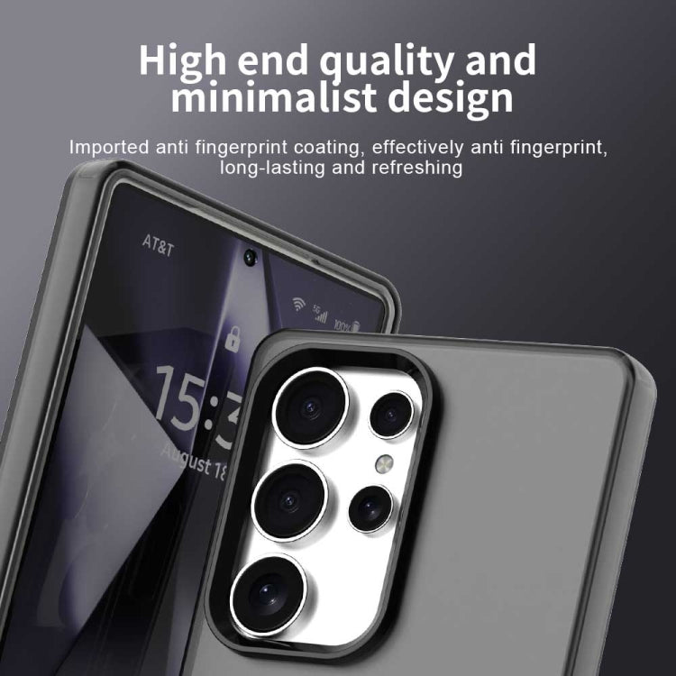 For Samsung Galaxy S25 Ultra 5G Candy Magsafe PC Hybrid TPU Phone Case(Black)