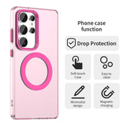 For Samsung Galaxy S25 Ultra 5G Candy Magsafe PC Hybrid TPU Phone Case(Red)