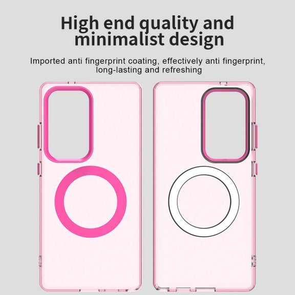 For Samsung Galaxy S25 Ultra 5G Candy Magsafe PC Hybrid TPU Phone Case(Red)