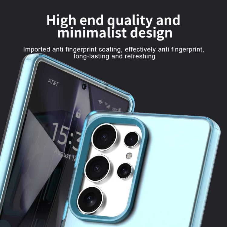 For Samsung Galaxy S25 Ultra 5G Candy Magsafe PC Hybrid TPU Phone Case(Blue)