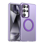 For Samsung Galaxy S25 Ultra 5G Candy Magsafe PC Hybrid TPU Phone Case(Purple)