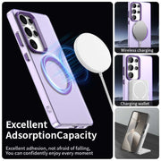 For Samsung Galaxy S25 Ultra 5G Candy Magsafe PC Hybrid TPU Phone Case(Purple)