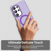 For Samsung Galaxy S25 Ultra 5G Candy Magsafe PC Hybrid TPU Phone Case(Purple)