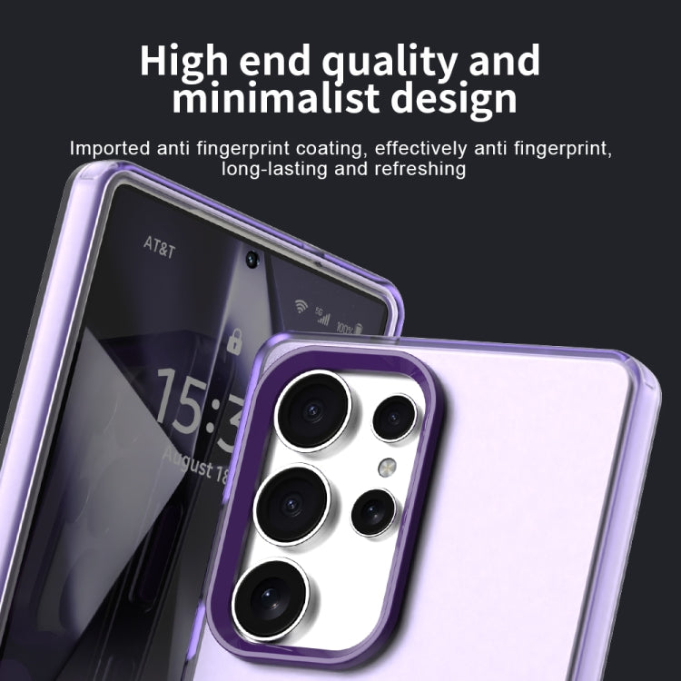 For Samsung Galaxy S25 Ultra 5G Candy Magsafe PC Hybrid TPU Phone Case(Purple)