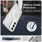 For Samsung Galaxy S25 5G Candy Magsafe PC Hybrid TPU Phone Case(White)