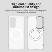 For Samsung Galaxy S25 5G Candy Magsafe PC Hybrid TPU Phone Case(White)