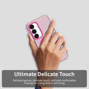 For Samsung Galaxy S25 5G Candy Magsafe PC Hybrid TPU Phone Case(Red)