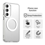 For Samsung Galaxy S25+ 5G Candy Magsafe PC Hybrid TPU Phone Case(White)