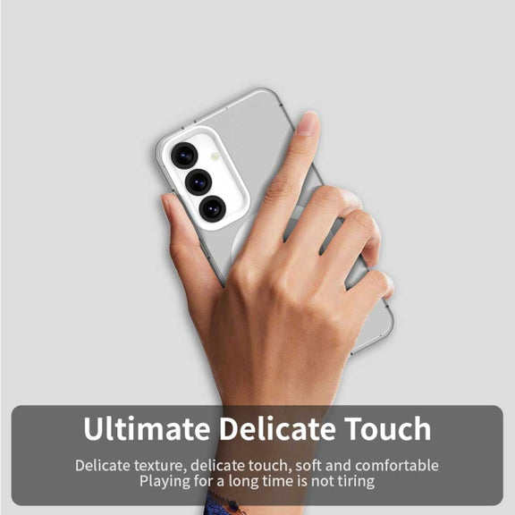 For Samsung Galaxy S25+ 5G Candy Magsafe PC Hybrid TPU Phone Case(White)