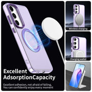 For Samsung Galaxy S25+ 5G Candy Magsafe PC Hybrid TPU Phone Case(Purple)