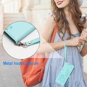 For Tecno Spark Go 2024 4G Embossed Kitten Phone Leather Case with Lanyard(Mint Green)