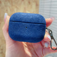 For AirPods Pro Turn Fur Bluetooth Earphone PC Protective Case(Blue) - For AirPods Pro by PMC Jewellery | Online Shopping South Africa | PMC Jewellery | Buy Now Pay Later Mobicred