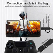3 in 1 USB Female to Micro USB, Type-C, 8 Pin Male OTG Adapter(Black)