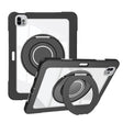For iPad Pro 11 2022 / Air 10.9 2022 Crystal Armor PC Hybrid TPU Tablet Case with Pen Slot(Black) - free shipping - PMC Jewellery - Order now!