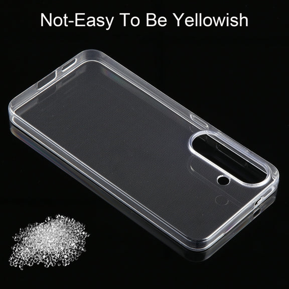 For Samsung Galaxy S25+ 5G Ultra-thin Transparent TPU Phone Case