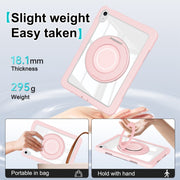 For iPad 10th Gen 10.9 2022 Crystal Armor PC Hybrid TPU Tablet Case(Pink)