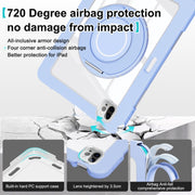 For iPad Pro 11 2022 / 2021 / 2020 Crystal Armor PC Hybrid TPU Tablet Case(Blue)