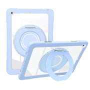 For iPad 10.2 2021 / 2020 / 2019 Crystal Armor PC Hybrid TPU Tablet Case(Blue)