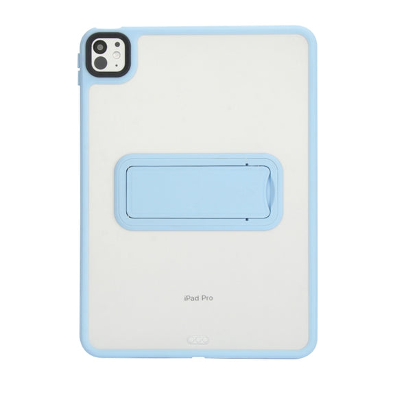 For iPad Pro 11 2018 Skin Feel Holder PC Hybrid TPU Tablet Case(Light Blue)