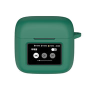 For JBL Tour Pro 3 Silicone Wireless Earphone Protective Case(Deep Green)