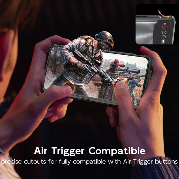 For ASUS ROG Phone 7 / 6 Cooling 3 in 1 Phone Case(Black)