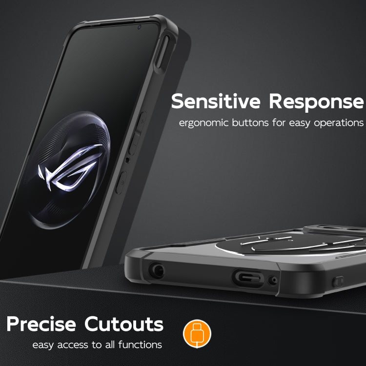 For ASUS ROG Phone 7 / 6 Cooling 3 in 1 Phone Case(Black)