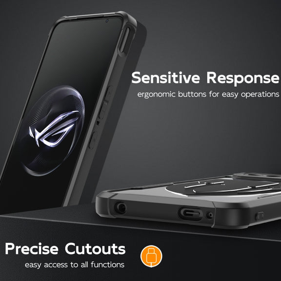 For ASUS ROG Phone 7 / 6 Cooling 3 in 1 Phone Case(Black)