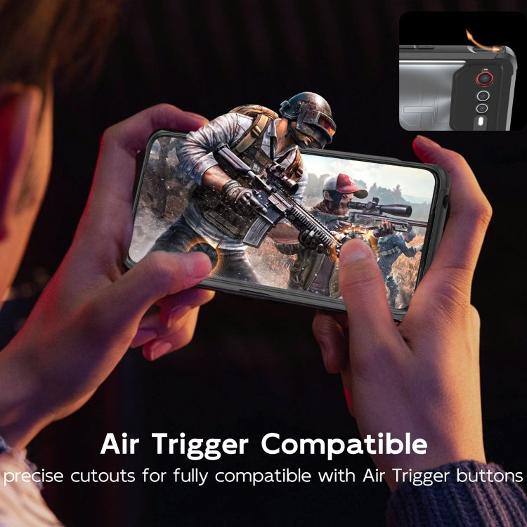 For ASUS ROG Phone 7 / 6 Cooling 3 in 1 Phone Case(Silver)
