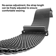 For Huawei Watch GT5 41mm Daul-section Magnetic Milan Steel Mesh Watch Band(Gold)