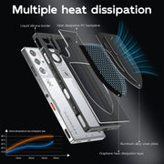 For ZTE nubia Red Magic 9 Pro / 9S Pro Cooling 3 in 1 Phone Case(Black)