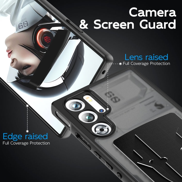 For ZTE nubia Red Magic 9 Pro / 9S Pro Cooling 3 in 1 Phone Case(Black)