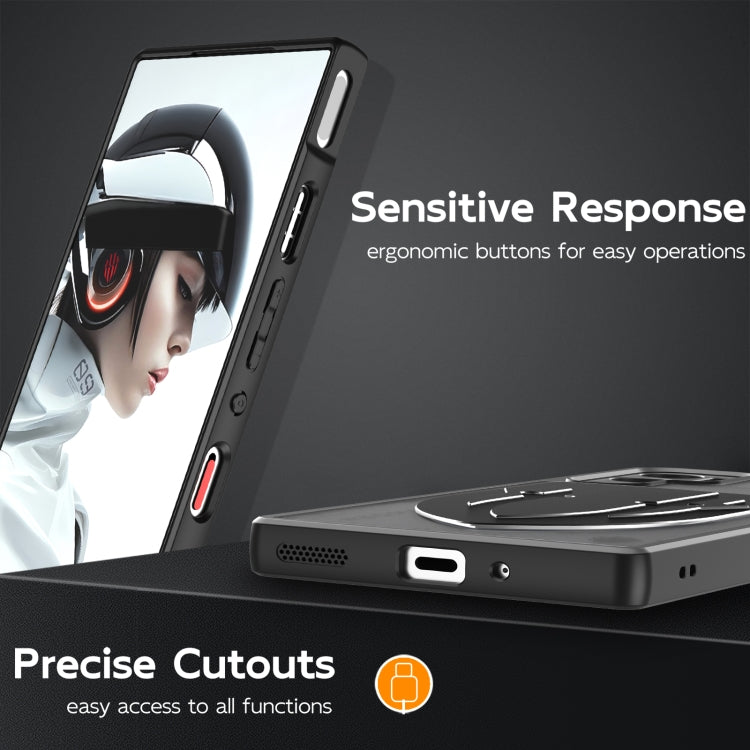 For ZTE nubia Red Magic 9 Pro / 9S Pro Cooling 3 in 1 Phone Case(Black)