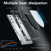 For ZTE nubia Red Magic 9 Pro / 9S Pro Cooling 3 in 1 Phone Case(Silver)