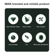 For vivo X200 imak Rear Camera Lens Glass Film Black Version