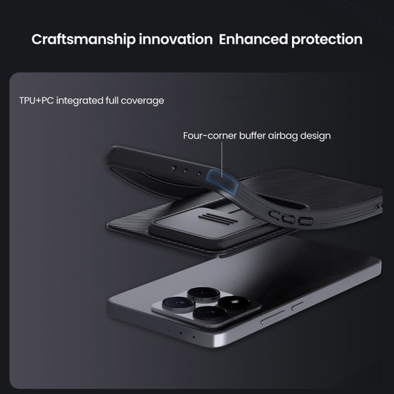 For Xiaomi 14T Pro NILLKIN CamShield Pro PC Phone Case(Black)