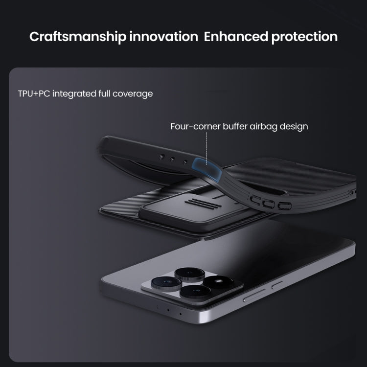 For Xiaomi 14T NILLKIN CamShield Pro PC Phone Case(Black)