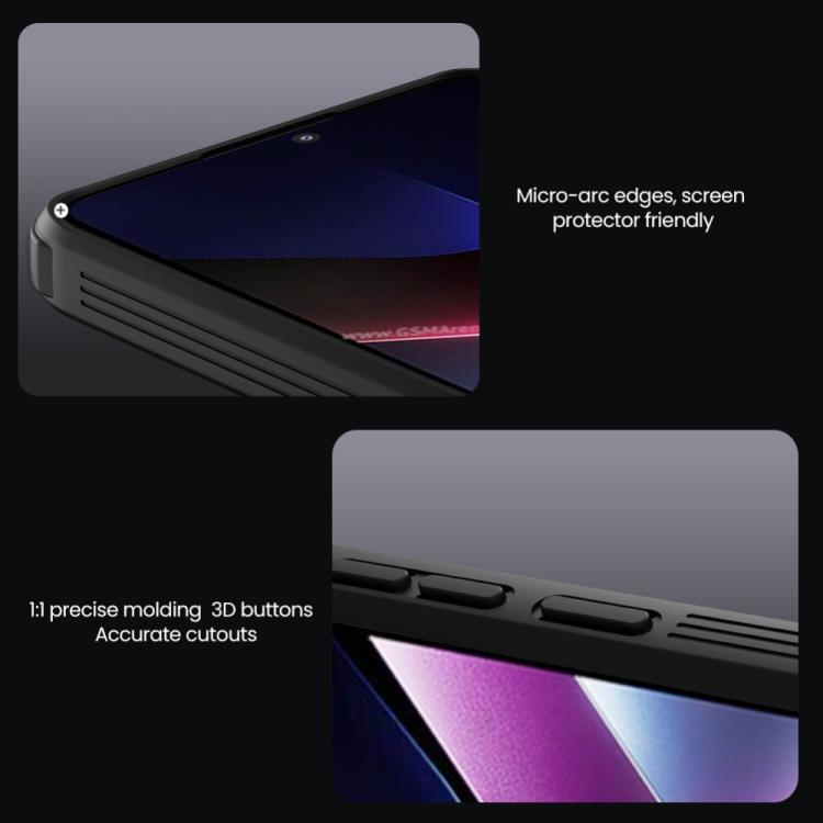 For Xiaomi Poco X7 Pro NILLKIN CamShield Pro PC Phone Case(Black)