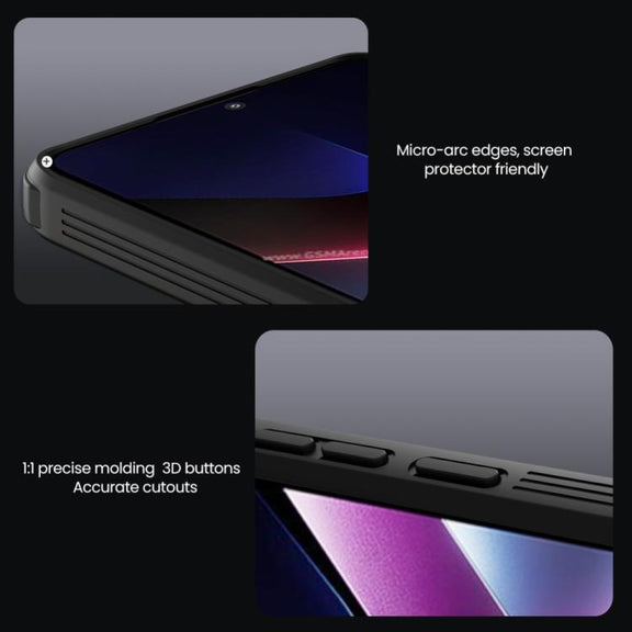 For Xiaomi Poco X7 Pro NILLKIN CamShield Pro PC Phone Case(Black)