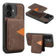 For iPhone 16 Plus ESEBLE E2 Retro Texture Card Slots MagSafe RFID Leather Case(Coffee) - free shipping - PMC Jewellery - Order now!