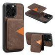 For iPhone 16 Pro Max ESEBLE E2 Retro Texture Card Slots MagSafe RFID Leather Case(Coffee) - free shipping - PMC Jewellery - Order now!