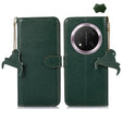 For Honor X9c Genuine Leather Litchi Texture RFID Leather Phone Case(Green) - Honor Cases by PMC TechLife | Online Shopping South Africa | PMC TechLife | Buy Now Pay Later Mobicred