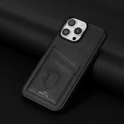 For iPhone 16 Pro AZNS K1 Series Card Slot Business Phone Case(Black)