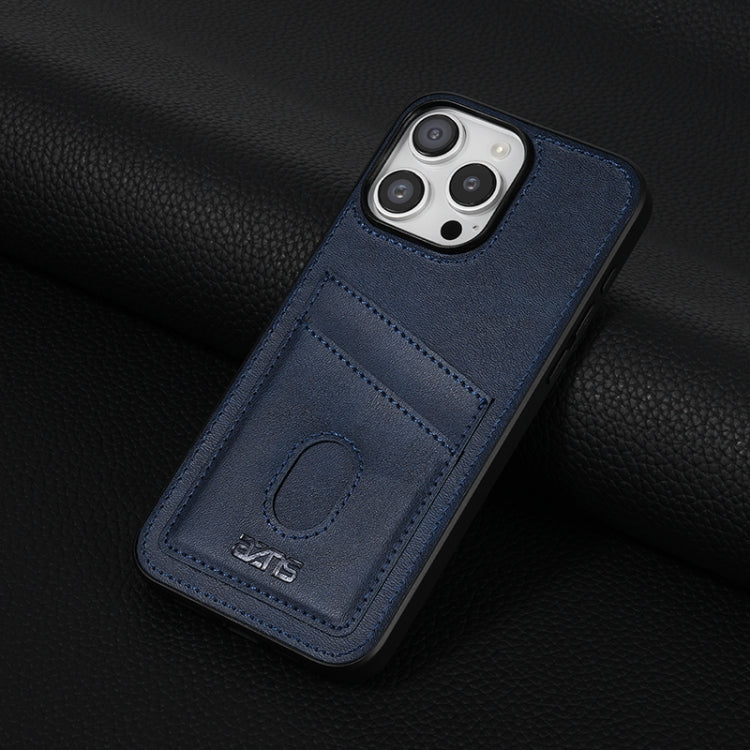 For iPhone 16 Pro AZNS K1 Series Card Slot Business Phone Case(Blue)