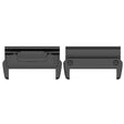 For Garmin 26mm 1 Pair Metal Head Adapter Watch Band Quick Release Connector(Black) - Watch Bands by PMc TechLife | Online Shopping South Africa | PMc TechLife | Buy Now Pay Later Mobicred