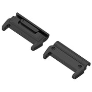 For Garmin 26mm 1 Pair Metal Head Adapter Watch Band Quick Release Connector(Black)